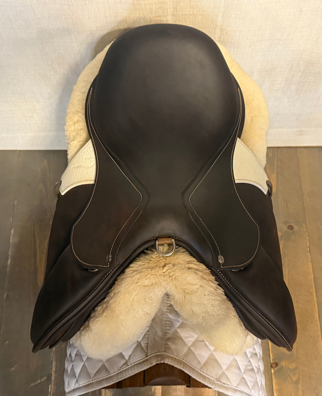 15.5" Antares Hero Junior Saddle - Full Buffalo - 2023 - 4.75" dot to dot (549)
