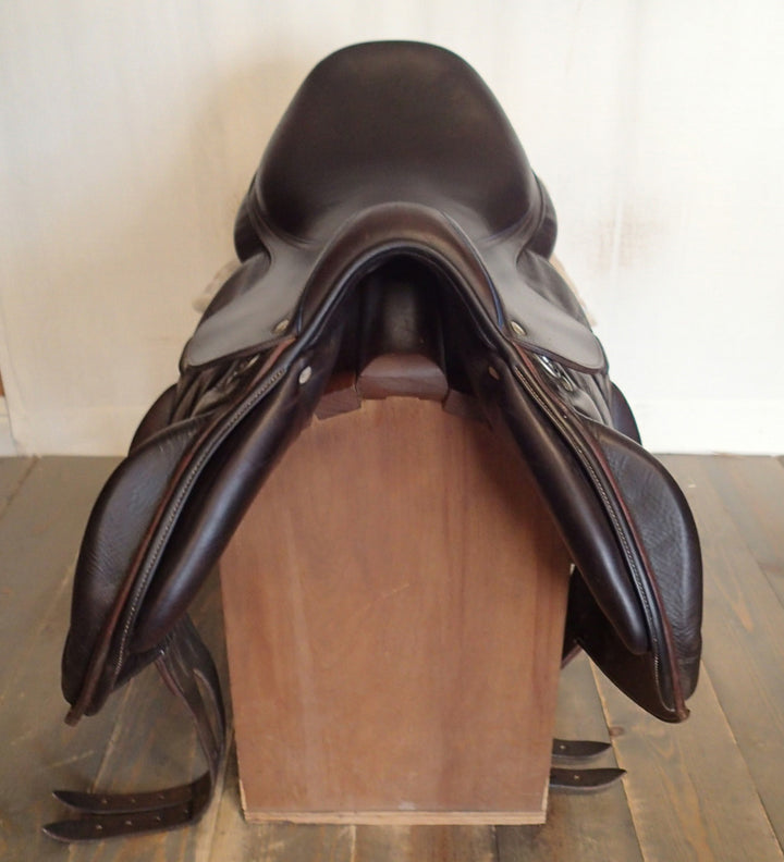 17" Devoucoux Chiberta Monoflap Saddle - Full Buffalo - 2015 - 2A Flaps - D3D - 5" dot to dot