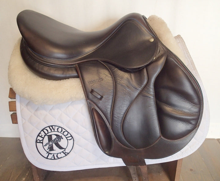 17" Devoucoux Chiberta Monoflap Saddle - Full Buffalo - 2015 - 2A Flaps - D3D - 5" dot to dot