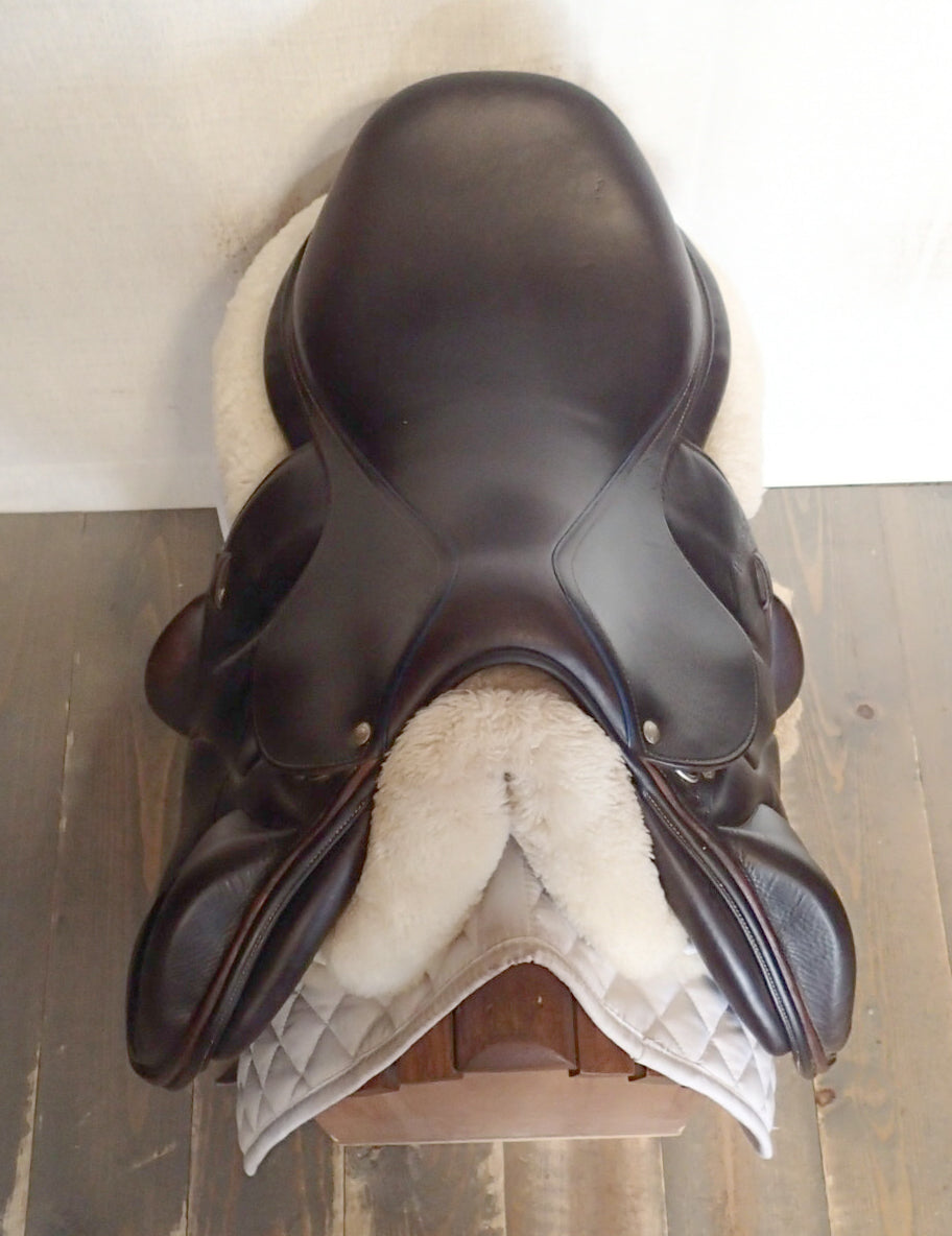 17" Devoucoux Chiberta Monoflap Saddle - Full Buffalo - 2015 - 2A Flaps - D3D - 5" dot to dot