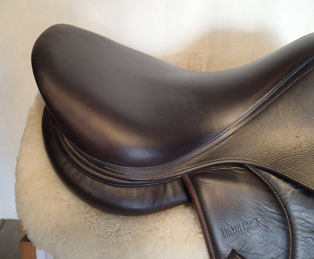 17" Devoucoux Chiberta Monoflap Saddle - Full Buffalo - 2015 - 2A Flaps - D3D - 5" dot to dot