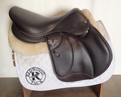 18" Voltaire Palm Beach Saddle - Full Buffalo - 2021 - 2AR Flaps - 4.75" dot to dot - Pro Panels