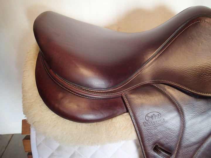 16.5" Devoucoux Biarritz O Saddle - Full Buffalo - 2017 - 1 Flaps - D3D - 4.75" dot to dot