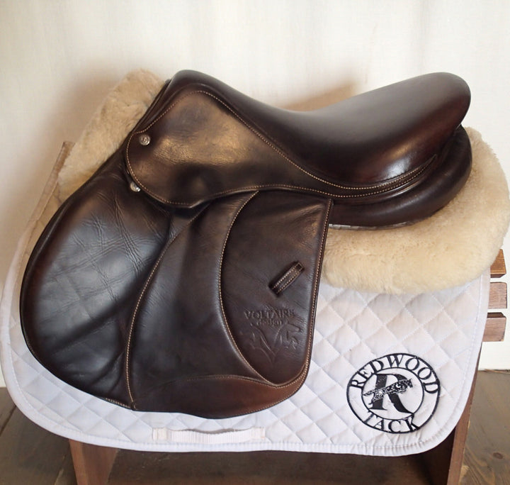 16.5" Voltaire Palm Beach Saddle - Full Buffalo - 2018 - 1A Flaps - 4.75" dot to dot - Pro Panels