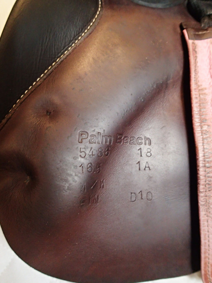 16.5" Voltaire Palm Beach Saddle - Full Buffalo - 2018 - 1A Flaps - 4.75" dot to dot - Pro Panels