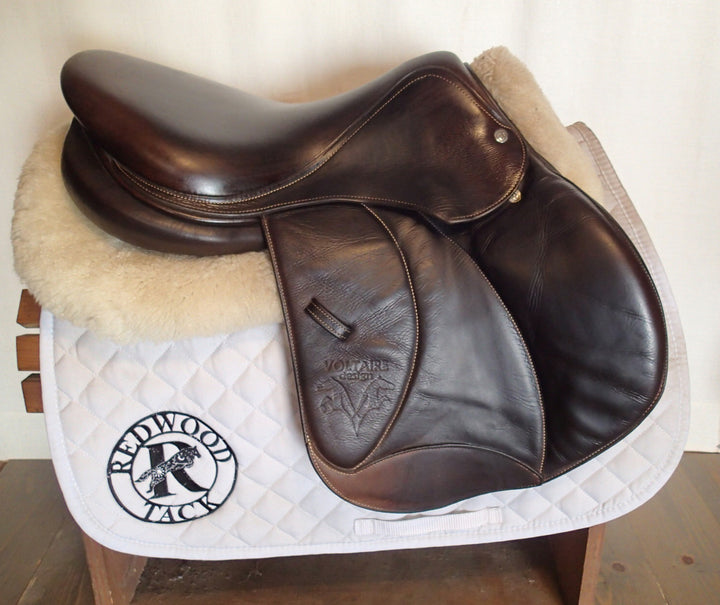 16.5" Voltaire Palm Beach Saddle - Full Buffalo - 2018 - 1A Flaps - 4.75" dot to dot - Pro Panels