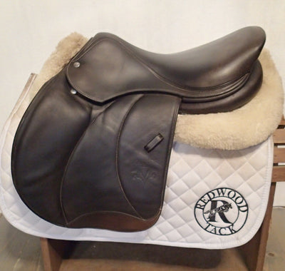 17" Voltaire Palm Beach Saddle - Full Buffalo - 2021 - 3 Flaps - 5" dot to dot - FIN Panels
