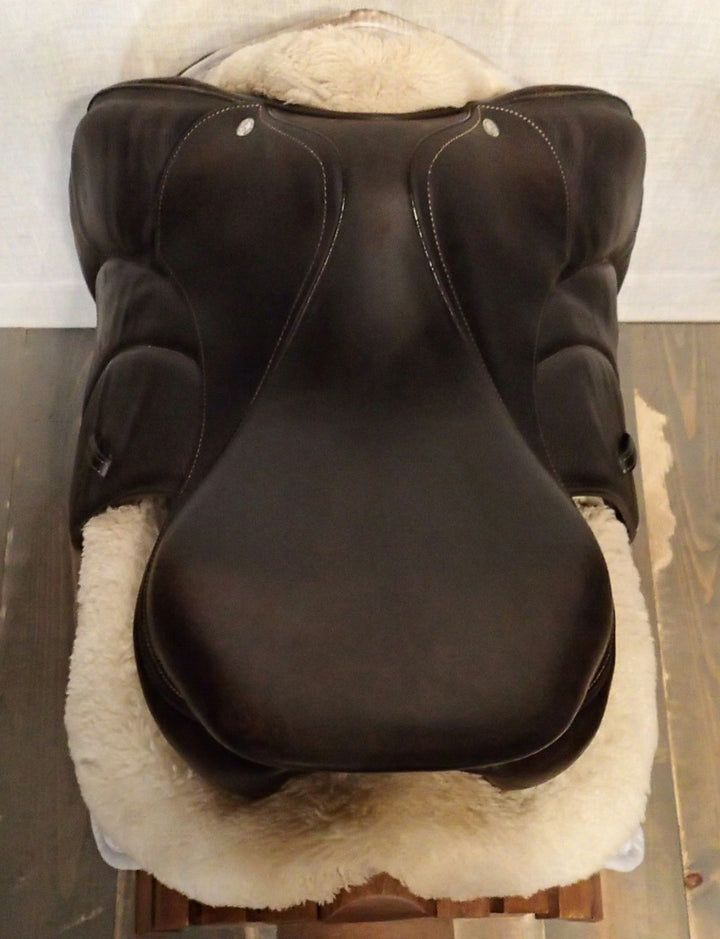 17" Voltaire Palm Beach Saddle - Full Buffalo - 2021 - 3 Flaps - 5" dot to dot - FIN Panels