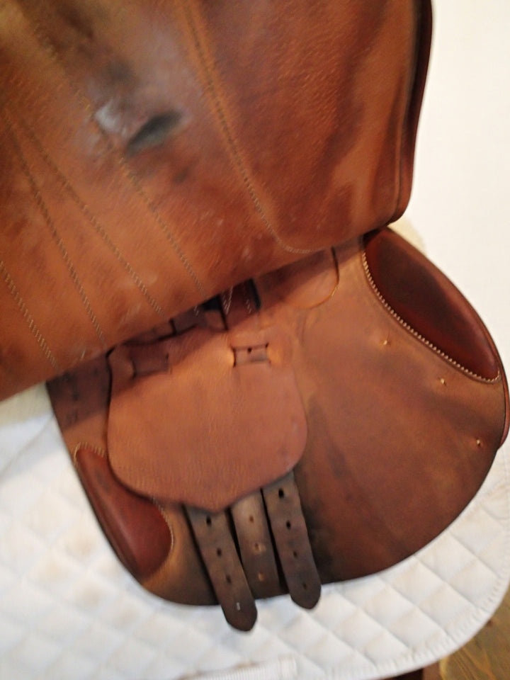 16" Butet Premium Saddle - Full Calfskin - 2017 - 1.75C Flaps - C Seat - 4.5" dot to dot