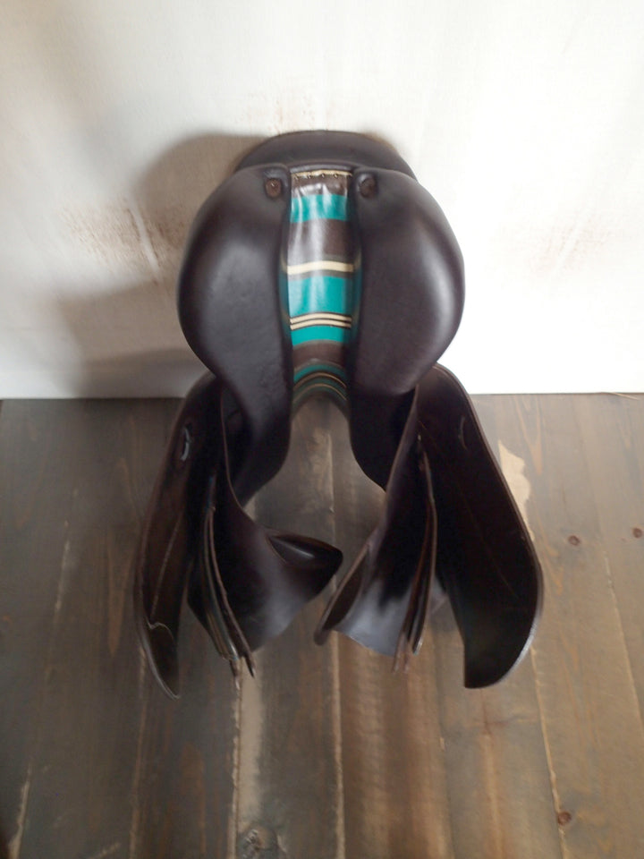 17.5 Voltaire Palm Beach Saddle - Full Buffalo - 2014 - 3AA Flaps - 4.75" dot to dot - Pro Panels
