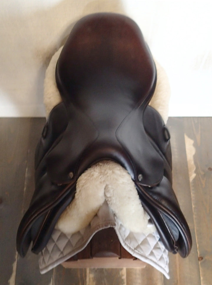 17.5 Voltaire Palm Beach Saddle - Full Buffalo - 2014 - 3AA Flaps - 4.75" dot to dot - Pro Panels