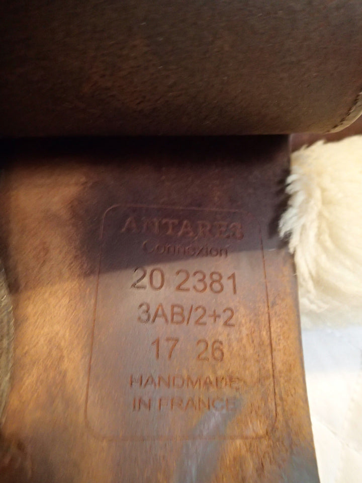 17" Antares Connexion Saddle - Full Buffalo - 2020 - 3AB Flaps - 5" dot to dot