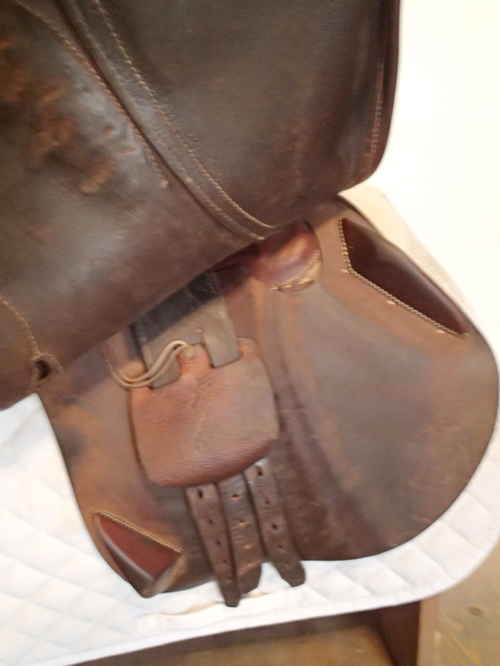 17" Antares Connexion Saddle - Full Buffalo - 2020 - 3AB Flaps - 5" dot to dot