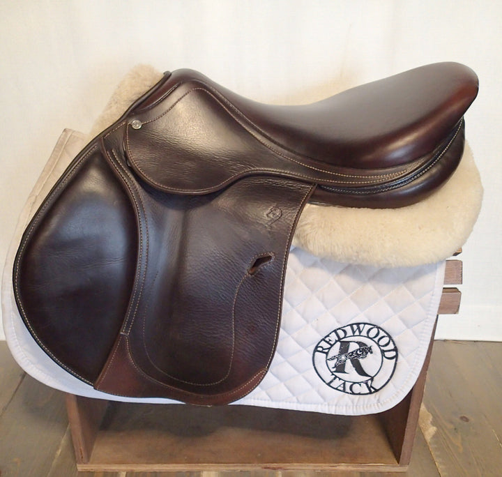 18" Antares Evolution Saddle - Full Buffalo - 2021 - 3A Flaps - 4.75" dot to dot