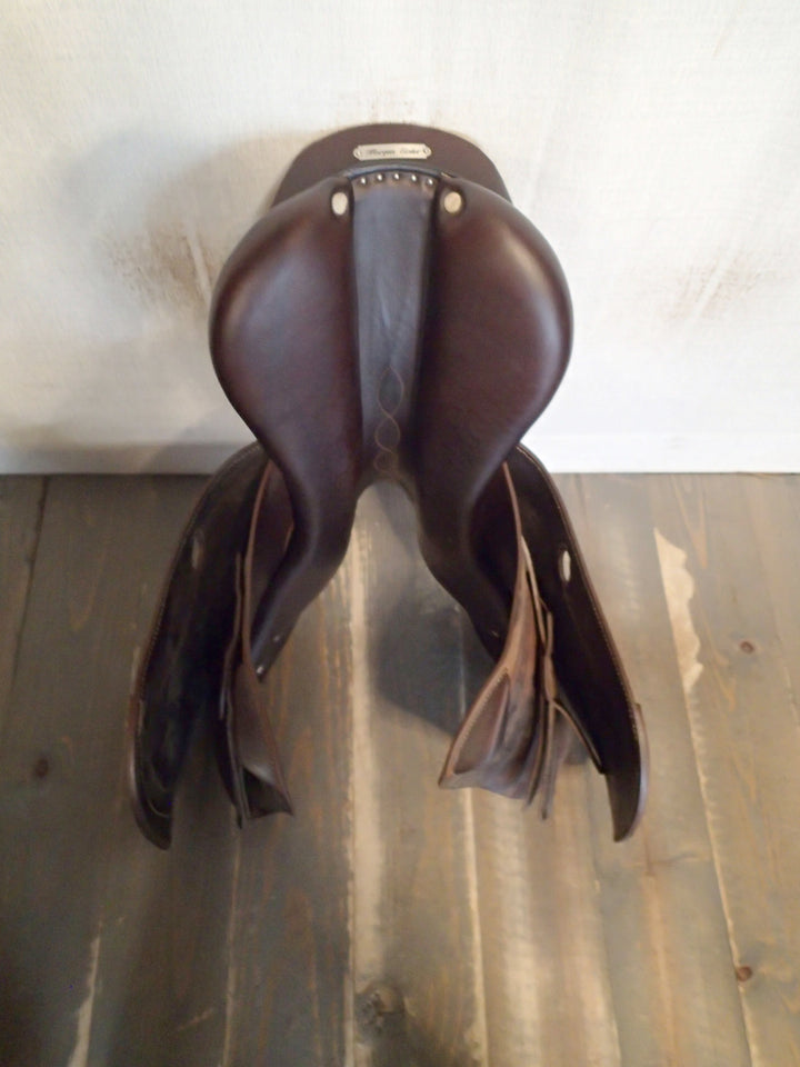18" Antares Evolution Saddle - Full Buffalo - 2021 - 3A Flaps - 4.75" dot to dot