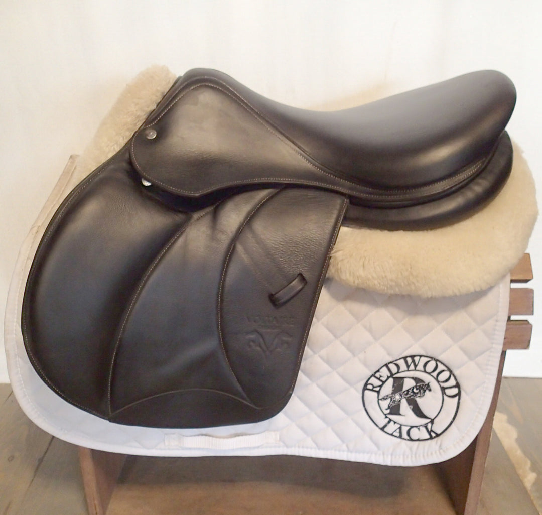 17.5" Voltaire Palm Beach Saddle - Full Buffalo - 2021 - 2 Flaps - 5" dot to dot