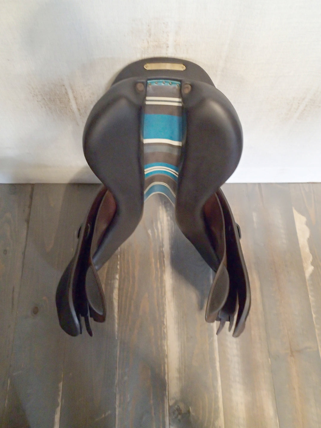 17.5" Voltaire Palm Beach Saddle - Full Buffalo - 2021 - 2 Flaps - 5" dot to dot