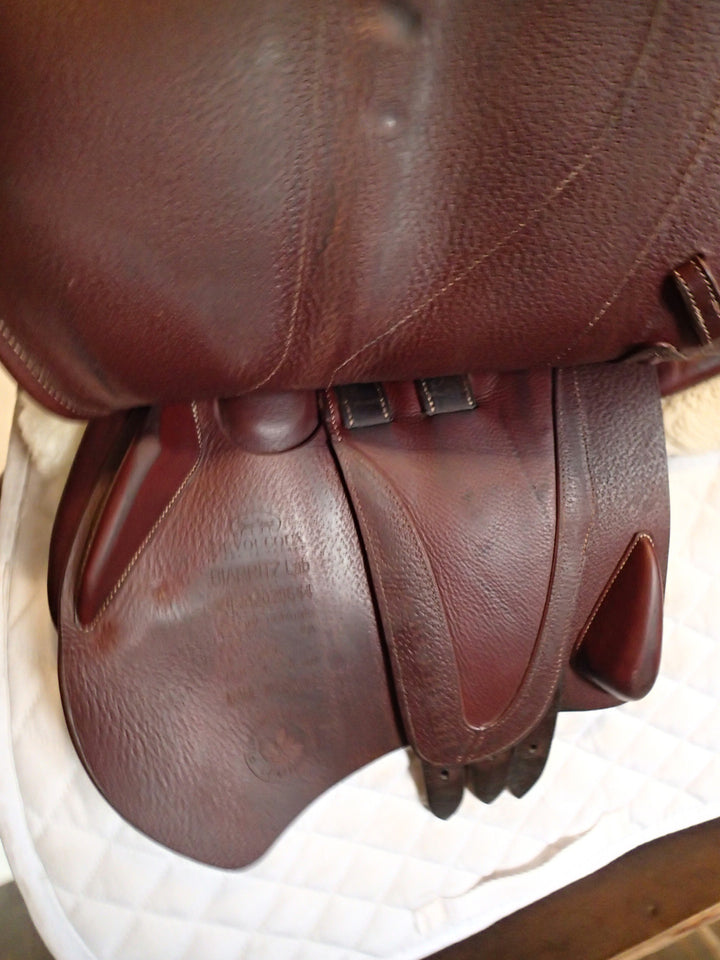 17" Devoucoux Biarritz Lab Saddle - Full Buffalo - 2020 - 2A Flaps - 4.75" dot to dot