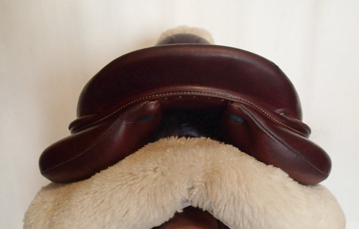 17" Devoucoux Biarritz Lab Saddle - Full Buffalo - 2020 - 2A Flaps - 4.75" dot to dot