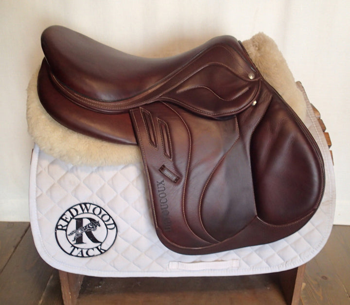 17" Devoucoux Biarritz Lab Saddle - Full Buffalo - 2020 - 2A Flaps - 4.75" dot to dot