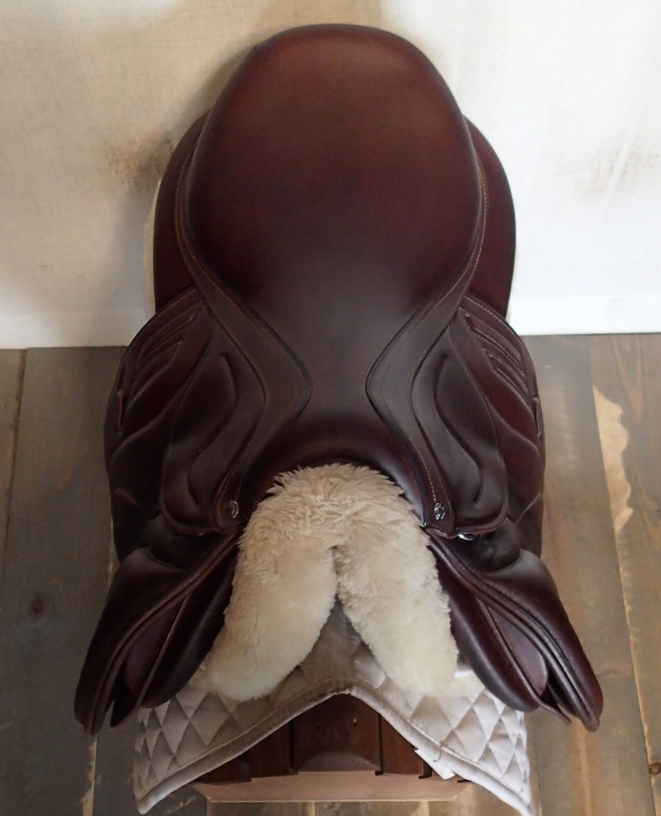 17" Devoucoux Biarritz Lab Saddle - Full Buffalo - 2020 - 2A Flaps - 4.75" dot to dot