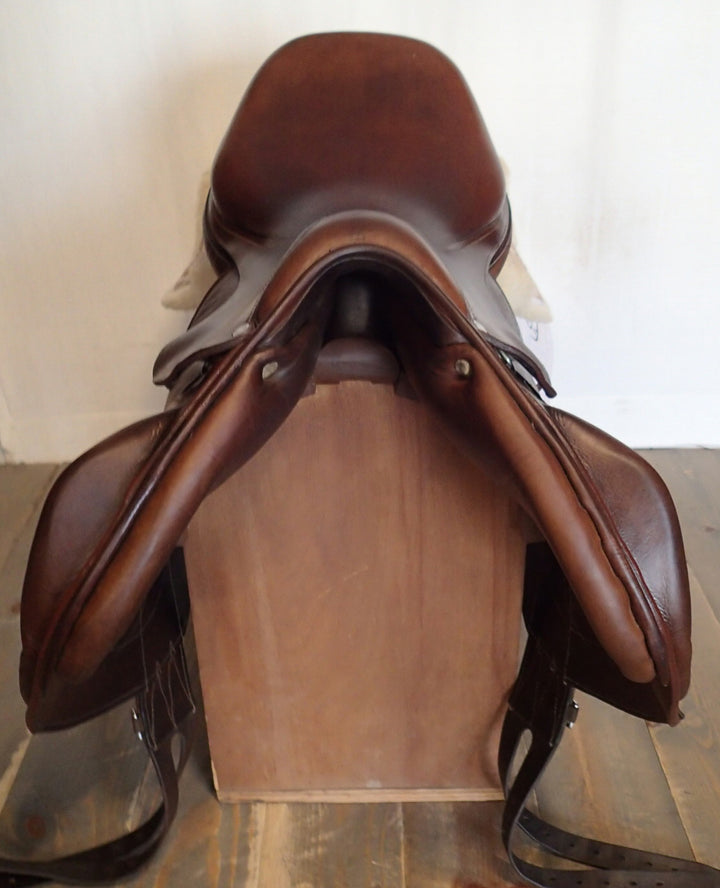 17.5" Antares Evolution Monoflap Saddle - Full Buffalo - 2014 - 2A Flaps - 4.75" dot to dot