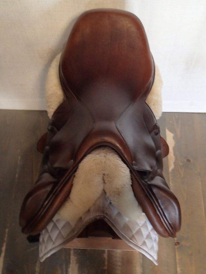 17.5" Antares Evolution Monoflap Saddle - Full Buffalo - 2014 - 2A Flaps - 4.75" dot to dot