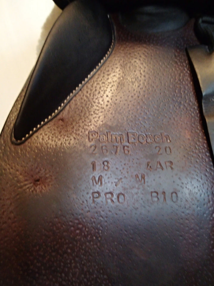 18" Voltaire Palm Beach Saddle - 2020 - 4AR Flaps - 4.75" dot to dot - Pro Panels