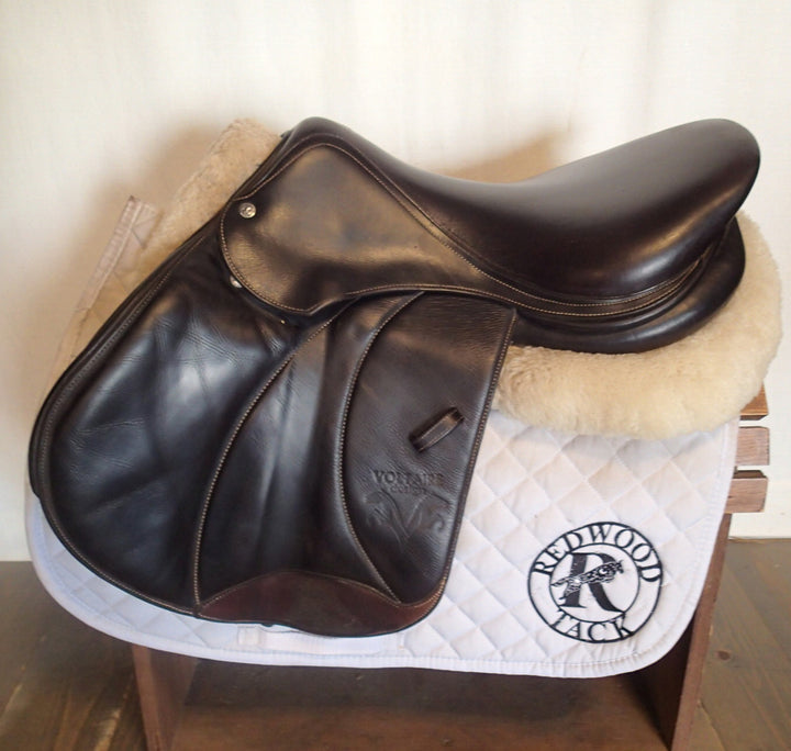 17.5" Voltaire Palm Beach Saddle - Full Buffalo - 2019 - 2AA Flaps - 4.75" dot to dot - Pro Panels
