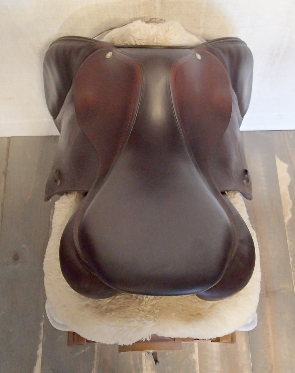 17.5" Devoucoux Biarritz S Saddle - 2016 - 2 Flaps - 4.75" dot to dot