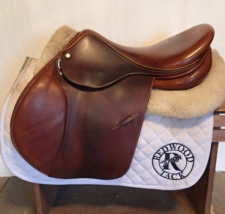 17.5" Luc Childeric Model M Saddle - 2007 - 3A Flaps - 4.5" dot to dot