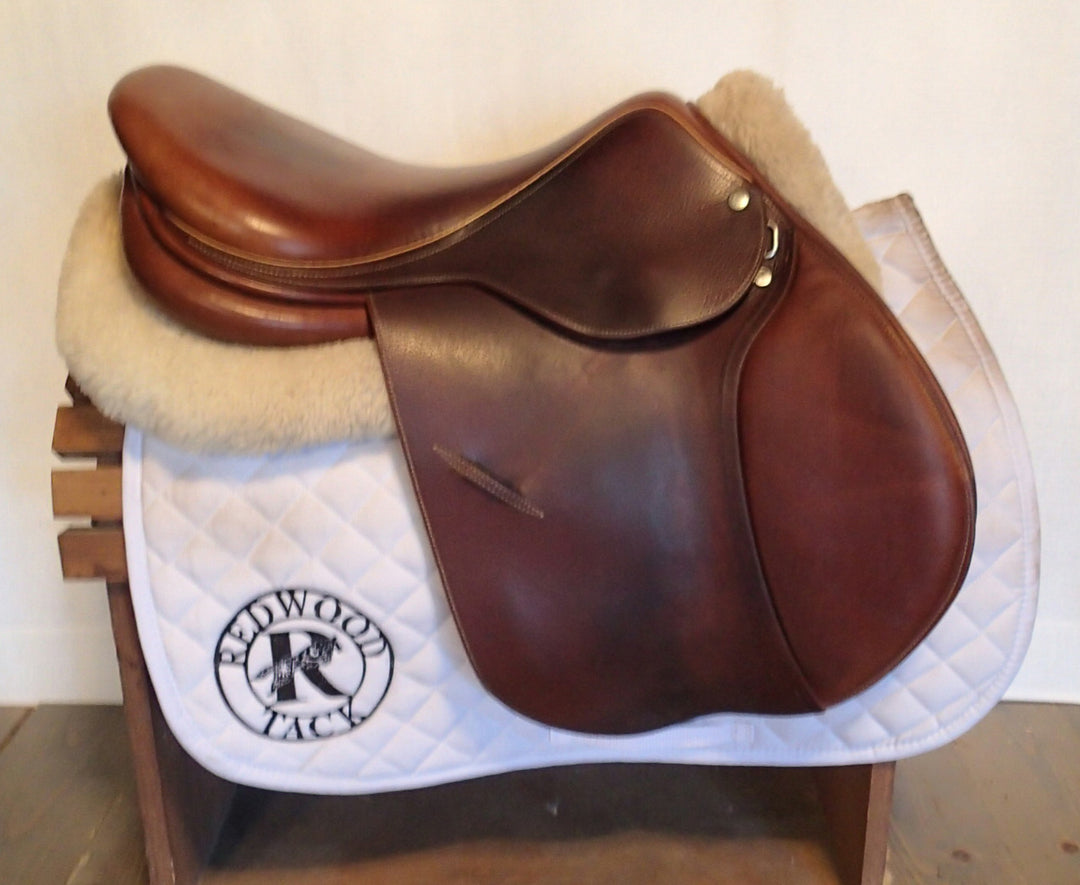 17.5" Luc Childeric Model M Saddle - 2007 - 3A Flaps - 4.5" dot to dot