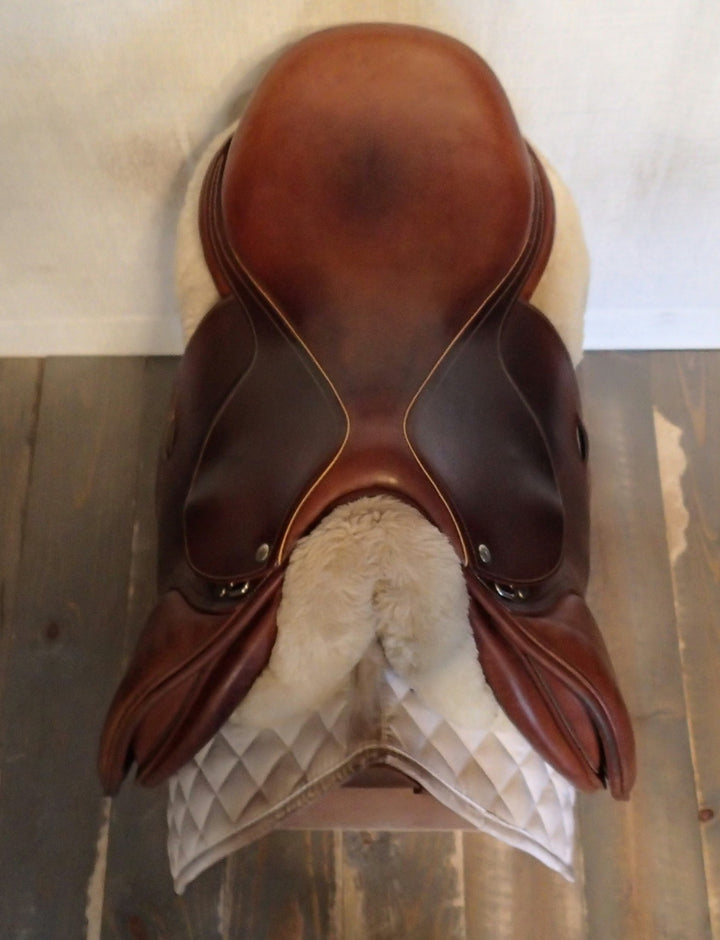 17.5" Luc Childeric Model M Saddle - 2007 - 3A Flaps - 4.5" dot to dot