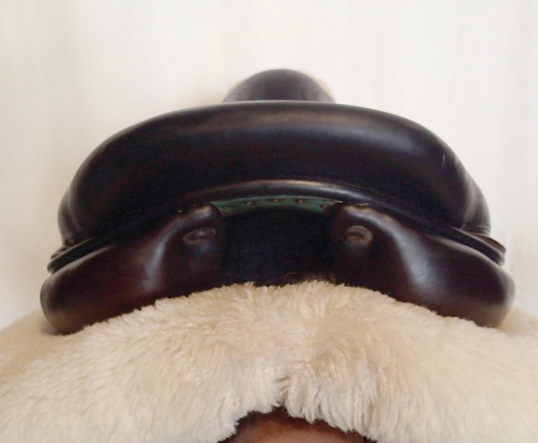 16.5" Voltaire Palm Beach Saddle - Full Buffalo - 2016 - 2A Flaps - 4.75" dot to dot - FIN Panels