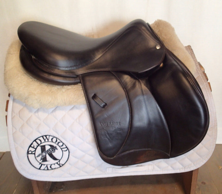 16.5" Voltaire Palm Beach Saddle - Full Buffalo - 2016 - 2A Flaps - 4.75" dot to dot - FIN Panels