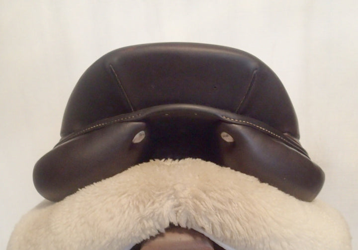 17.5" Antares Connexion Monoflap Saddle - Full Buffalo - 2022 - 3AA Flaps - 5" dot to dot