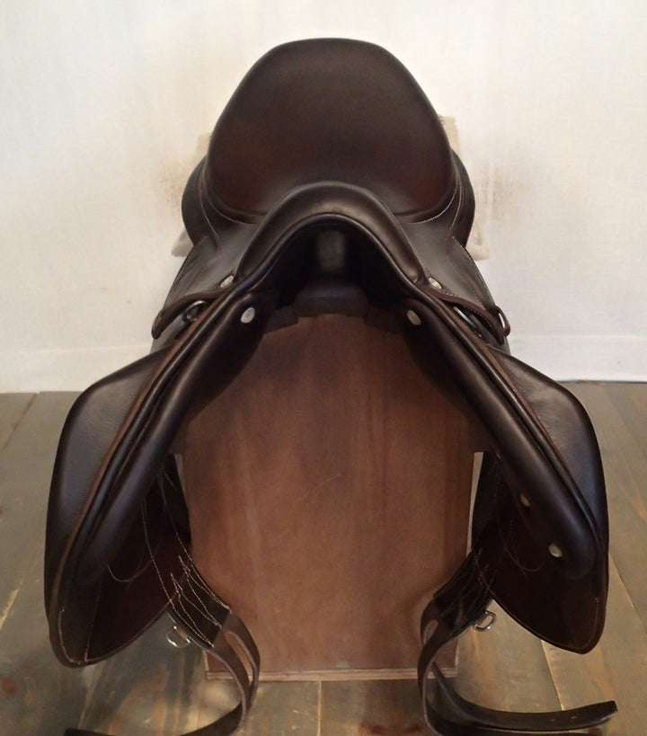 17.5" Antares Connexion Monoflap Saddle - Full Buffalo - 2022 - 3AA Flaps - 5" dot to dot