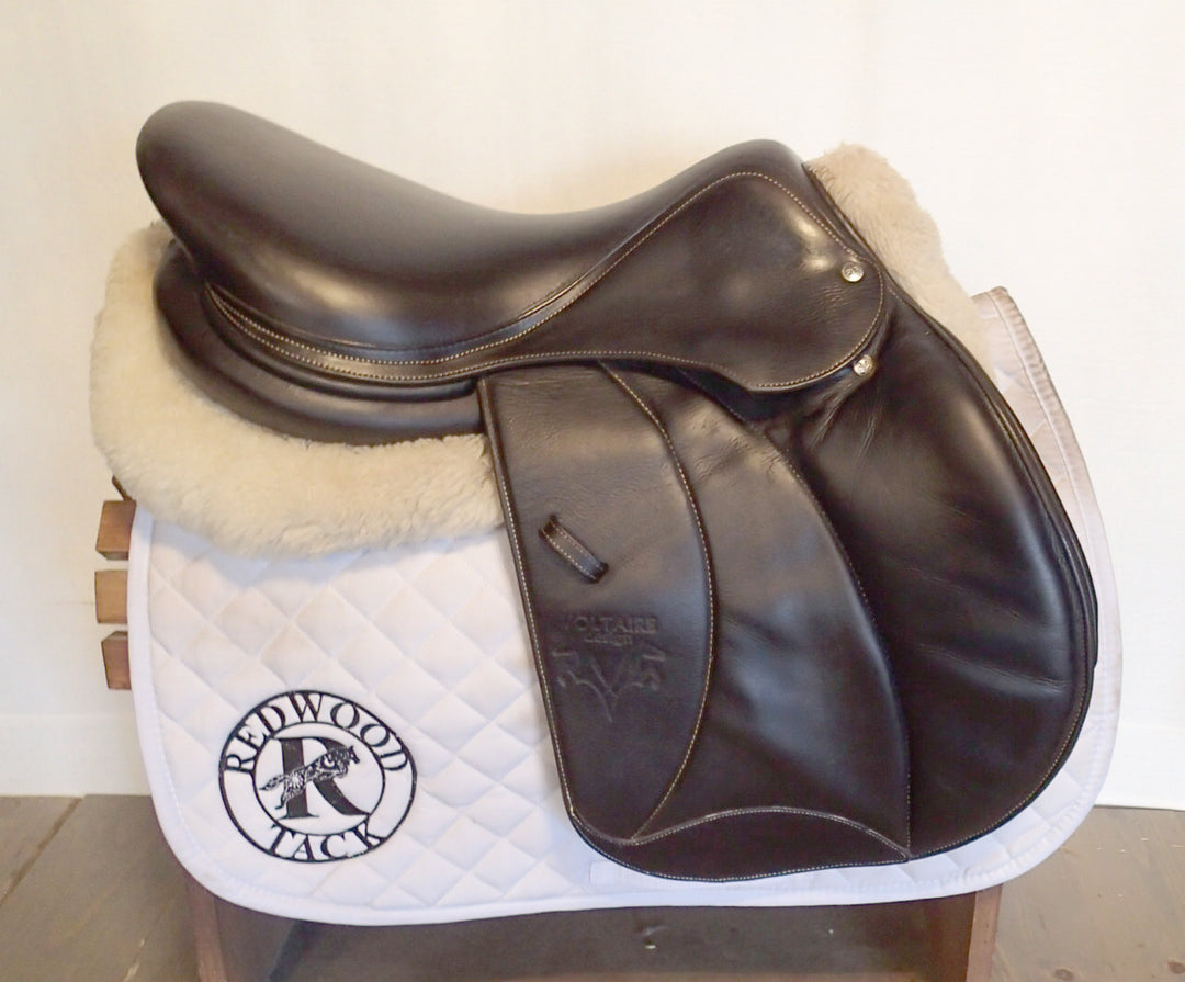 17.5" Voltaire Palm Beach Saddle - Full Buffalo - 2021 - 4A Flaps - 4.75" dot to dot - Pro Panels