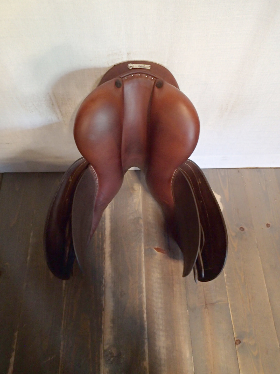 16" Butet Premium Saddle - Full Calfskin - 2022 - L Seat - 2 Flaps - 4.25" dot to dot