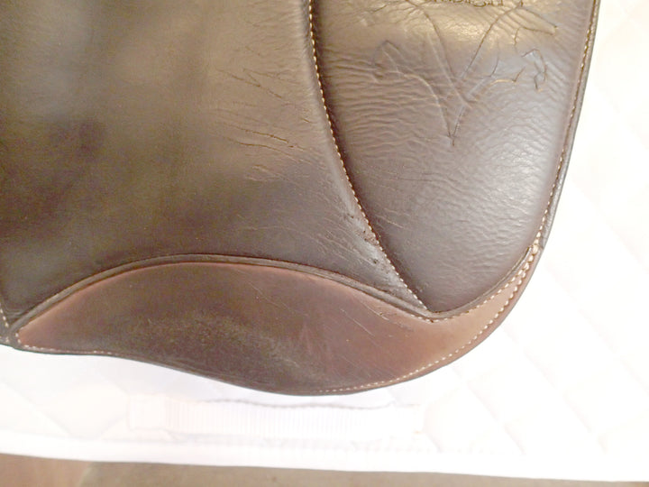 17" Voltaire Palm Beach Saddle - Full Buffalo - 2021 - 3AA Flaps - 4.75" dot to dot - Pro Panels