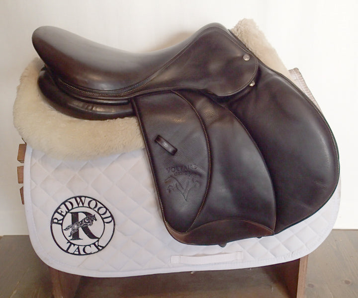 17" Voltaire Palm Beach Saddle - Full Buffalo - 2021 - 3AA Flaps - 4.75" dot to dot - Pro Panels