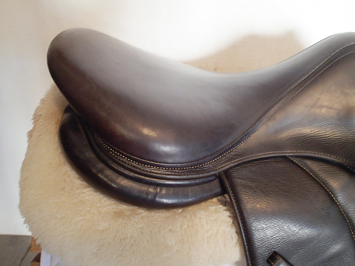 17" Voltaire Palm Beach Saddle - Full Buffalo - 2021 - 3AA Flaps - 4.75" dot to dot - Pro Panels