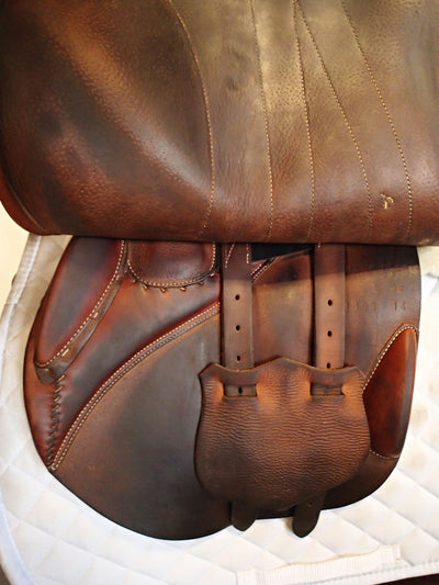 17" Butet Premium Saddle - Full Calfskin - 2014 - P Seat - 1.75 Flaps - 4.25" dot to dot