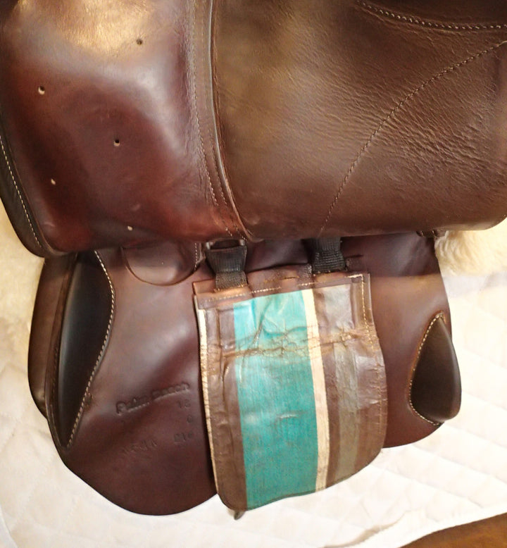 16" Voltaire Palm Beach Saddle - Full Buffalo - 2013 - 0 Flaps - 4.75" dot to dot - XFIN Panels