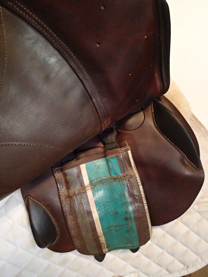 16" Voltaire Palm Beach Saddle - Full Buffalo - 2013 - 0 Flaps - 4.75" dot to dot - XFIN Panels