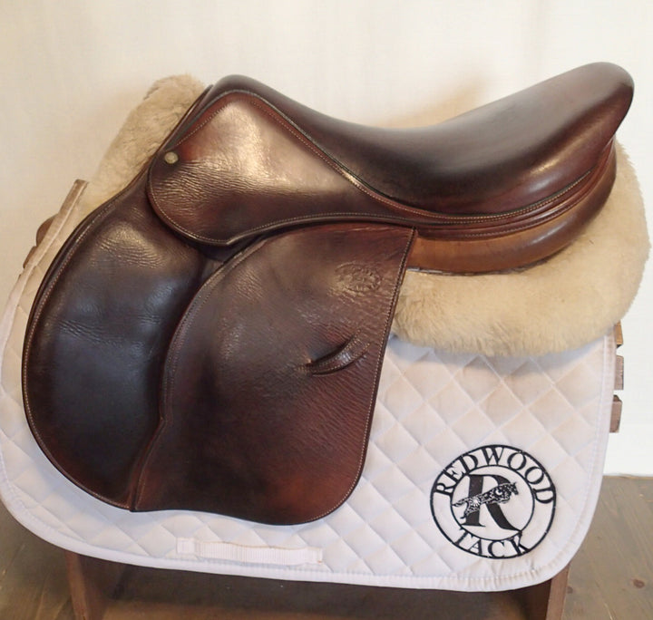 18" Devoucoux Oldara Saddle - Full Buffalo - 2011 - 2 Flaps - 4.5" dot to dot