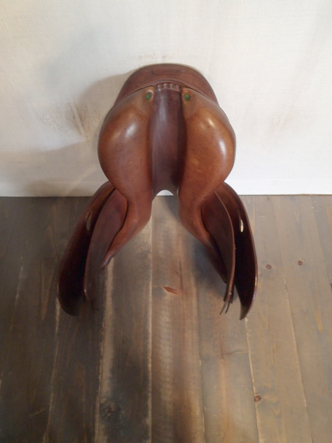 18" Devoucoux Oldara Saddle - Full Buffalo - 2011 - 2 Flaps - 4.5" dot to dot