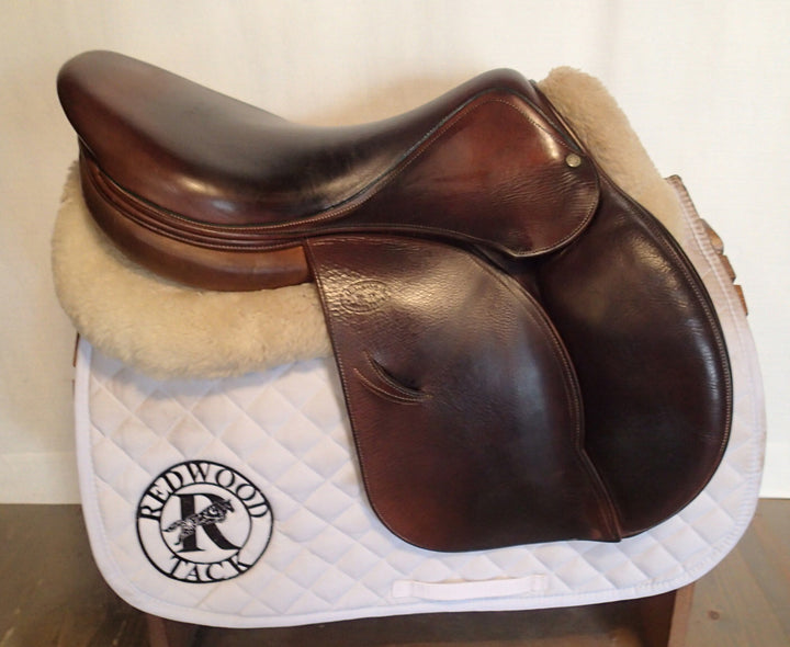 18" Devoucoux Oldara Saddle - Full Buffalo - 2011 - 2 Flaps - 4.5" dot to dot