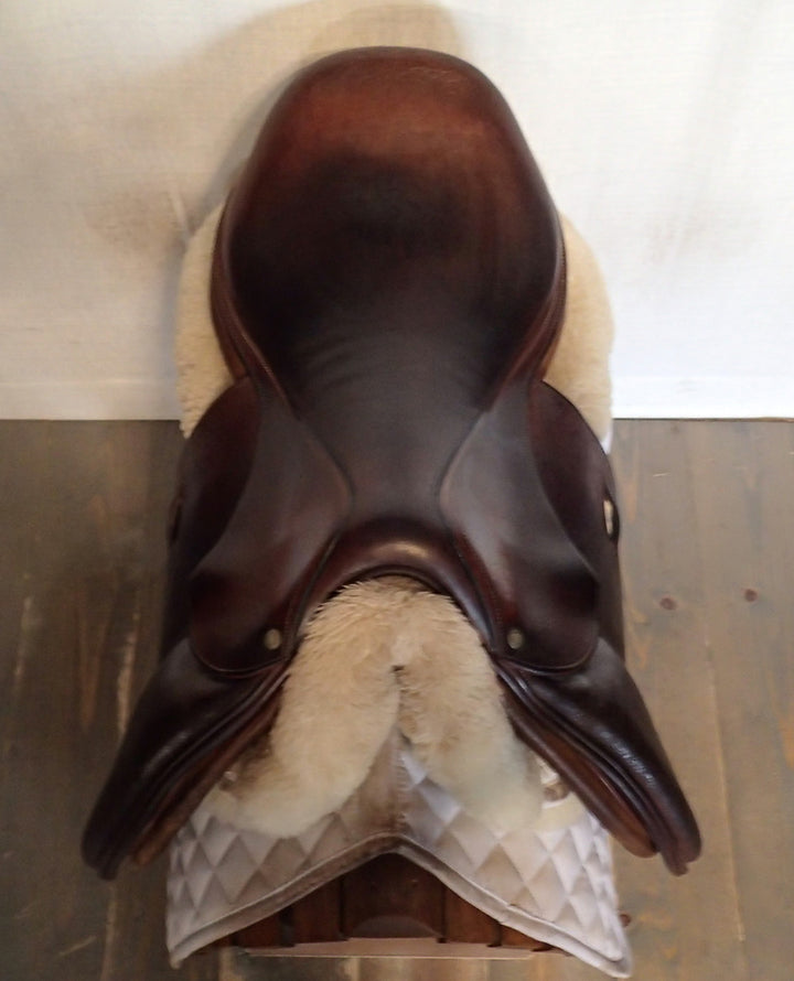 18" Devoucoux Oldara Saddle - Full Buffalo - 2011 - 2 Flaps - 4.5" dot to dot