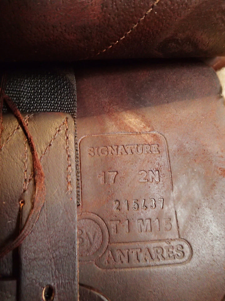 17" Antares Signature Saddle - Full Calfskin - 2021 - 2N Flaps - 4.5" dot to dot